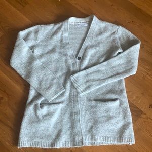H&M soft grey cardigan size 8-10y